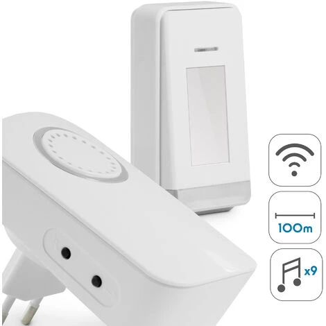 Carillon Sans Fil Enfichable - Sans Fil Sans Pile - 102438 - 7 Carillon Sans Fil Enfichable - Sans Fil Sans Pile - 102438 - – Image 5