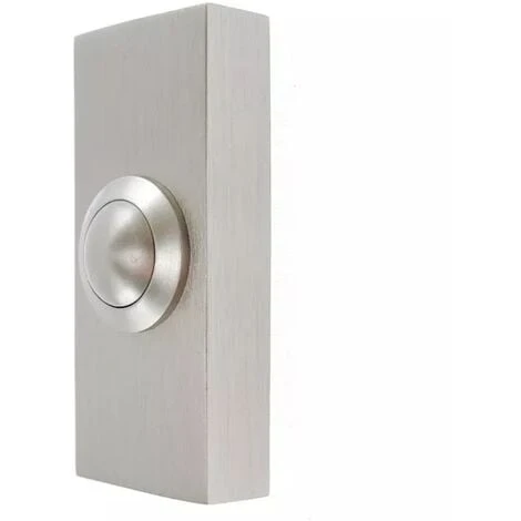 Bouton Extérieur Déporté Métal Brossé - Connexion Filaire NO 3 Bouton Extérieur Déporté Métal Brossé - Connexion Filaire NO