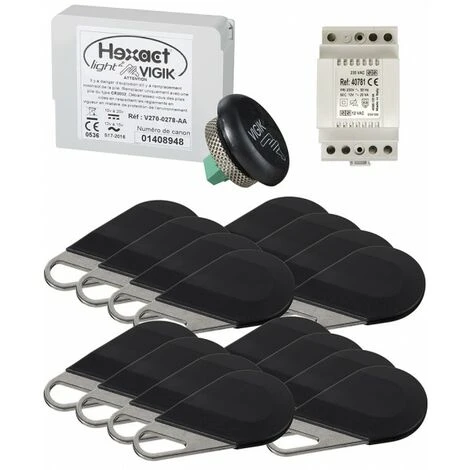 Pack Avec 1 Centrale Et 16 Badges Programmés Avec Alimentation HEPACK16 - AIPHONE 150043 3 Pack Avec 1 Centrale Et 16 Badges Programmés Avec Alimentation HEPACK16 - AIPHONE 150043
