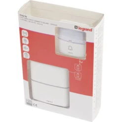 Legrand Kit Carillon Radio Sans Fil Sérénité Simple à Piles - Blanc