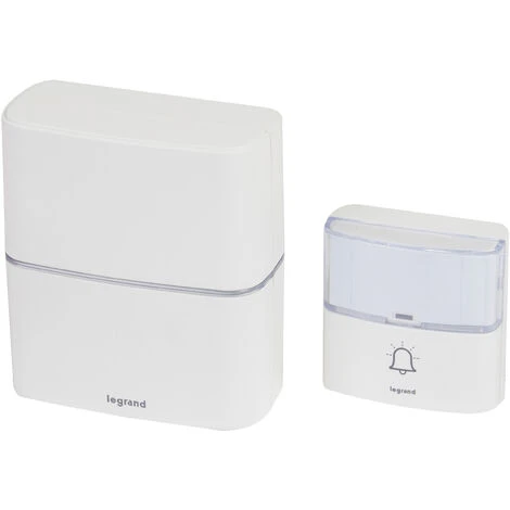 Legrand Kit Carillon Radio Sans Fil Sérénité Simple à Piles - Blanc 4 Legrand Kit Carillon Radio Sans Fil Sérénité Simple à Piles - Blanc – Image 2