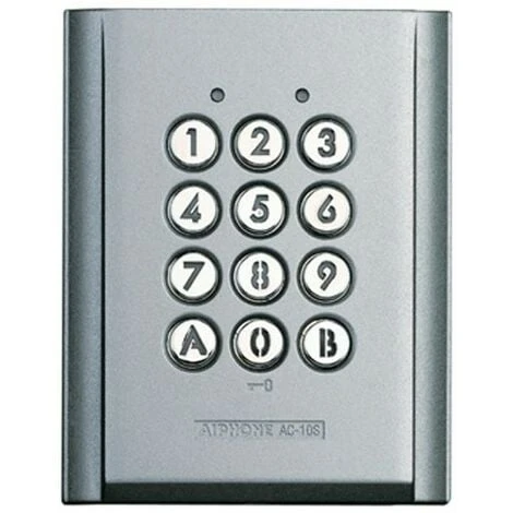 Aiphone - Clavier Saillie Résistant Au Vandalisme, Rétro éclairé 100 Codes 2 Relais 12/24vca-cc - AC10S 3 Aiphone - Clavier Saillie Résistant Au Vandalisme, Rétro éclairé 100 Codes 2 Relais 12/24vca-cc - AC10S