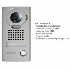 Aiphone - Kit Vidéo Platine Saillie Avec Moniteur écran 7 Touche Sensitive - JOS1V 8 Aiphone - Kit Vidéo Platine Saillie Avec Moniteur écran 7 Touche Sensitive - JOS1V -Dagrand Magasin 38060340 3