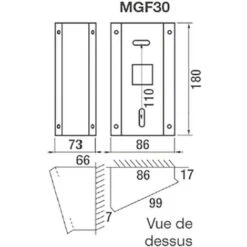 Aiphone - Boitier D'angle 30° Résistant Au Vandalisme Pour Platine MKDV & MJDV - MGF30 7 Aiphone - Boitier D'angle 30° Résistant Au Vandalisme Pour Platine MKDV & MJDV - MGF30 -Dagrand Magasin 38060366 3