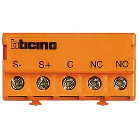 Relais Contacts Secs NO/NF Pour Portiers Ou Gâche émission/rupture Ou Ventouses BTICINO 346250 3 Relais Contacts Secs NO/NF Pour Portiers Ou Gâche émission/rupture Ou Ventouses BTICINO 346250