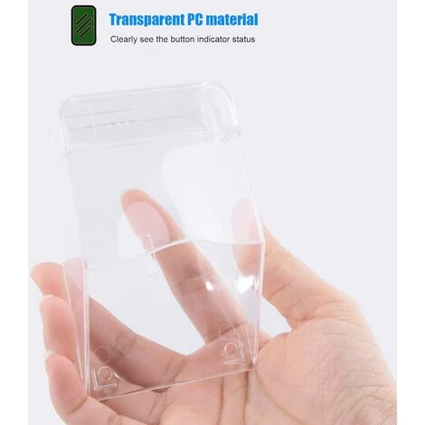 Couvercle étanche Pour Sonnette 11 X 6 X 5 Cm Versailles Couvercle De Sonnette De Porte étanche Et Transparent - Pour Sonnette De Porte Sans Fil 7 Couvercle étanche Pour Sonnette 11 X 6 X 5 Cm Versailles Couvercle De Sonnette De Porte étanche Et Transparent - Pour Sonnette De Porte Sans Fil – Image 5