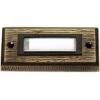 Heidemann 70301 Plaque De Sonnette Avec Porte-nom Simple Bronze 24 V/1 A 1 Heidemann 70301 Plaque De Sonnette Avec Porte-nom Simple Bronze 24 V/1 A -Dagrand Magasin 4418403 1