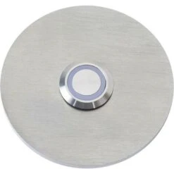 Heidemann 70534 Plaque De Sonnette Simple Acier Inoxydable 24 V/1 A