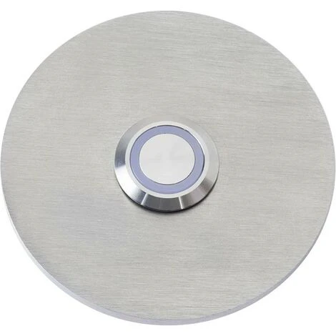 Heidemann 70534 Plaque De Sonnette Simple Acier Inoxydable 24 V/1 A 3 Heidemann 70534 Plaque De Sonnette Simple Acier Inoxydable 24 V/1 A