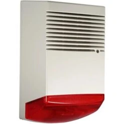 Sirène Stroboscopique Filaire, Alarme Lumineuse D'extérieur, Lampe De Poche Rouge étanche, Klaxon 120db, Alarme Forte, Haut-parleur