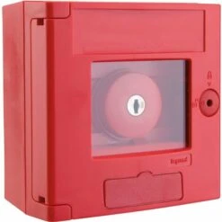 Coffret Coup De Poing Rouge Sans Voyant - Legrand