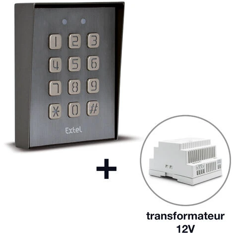 Digicode Universel Filaire Extel KLAVY 3 Clavier à Code Rétro-éclairé Toutes Marques Motorisation Avec Contact Sec 109115 - Digicode 5 Digicode Universel Filaire Extel KLAVY 3 Clavier à Code Rétro-éclairé Toutes Marques Motorisation Avec Contact Sec 109115 - Digicode – Image 3