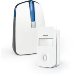 Carillon Sans Fil Thomson Avec Bouton Pressoir Et 32 Mélodies Bleu - Bleu