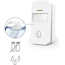 Carillon Sans Fil Thomson Avec Bouton Pressoir Et 32 Mélodies Bleu - Bleu -Dagrand Magasin 59302309 4