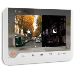 Visiophone Filaire Extel ICE - 7 Pouces - Mémoire De Passage - Effet Miroir - Blanc - 10 Visiophone Filaire Extel ICE - 7 Pouces - Mémoire De Passage - Effet Miroir - Blanc - -Dagrand Magasin 59302435 4