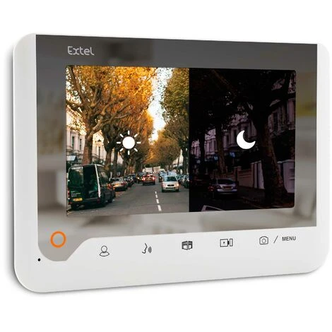 Visiophone Filaire Extel ICE - 7 Pouces - Mémoire De Passage - Effet Miroir - Blanc - 6 Visiophone Filaire Extel ICE - 7 Pouces - Mémoire De Passage - Effet Miroir - Blanc - – Image 4