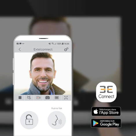 Visiophone Connecté - Sans Fil, Longue Portée 350 Mètres - Wave 2 - Extel - 720321 - 5 Visiophone Connecté - Sans Fil, Longue Portée 350 Mètres - Wave 2 - Extel - 720321 - – Image 3