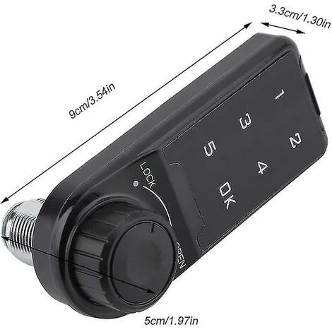 Serrure électronique Numérique Clavier Tactile Serrure De Sécurité Mot De Passe Armoire Codée Casier Pour Cabine De Bureau 20MM 7 Serrure électronique Numérique Clavier Tactile Serrure De Sécurité Mot De Passe Armoire Codée Casier Pour Cabine De Bureau 20MM – Image 5