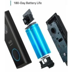 Eufy Security, Sonnette Vidéo Doorbell Sans Fil (avec Batterie) Avec HD 2K, Aucuns Frais Mensuels, AI Intégrée Pour La Détection Des Personnes, Son Bidirectionnel, Installation Autonome Simple -Dagrand Magasin 70129253 3