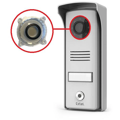 Lentille De Protection Pour Platine De Rue Extel - 4 Lentille De Protection Pour Platine De Rue Extel - – Image 2