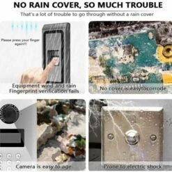 Promotion Couvercle MéTallique éTanche Pour CaméRa VidéO, Sonnette, Serrure De Porte, Bouton De Portes D'AccèS, ProtèGe L'Appareil Du Soleil Et Des Gouttes De Pluie, Convient à Tous Les Types 10 Promotion Couvercle MéTallique éTanche Pour CaméRa VidéO, Sonnette, Serrure De Porte, Bouton De Portes D'AccèS, ProtèGe L'Appareil Du Soleil Et Des Gouttes De Pluie, Convient à Tous Les Types -Dagrand Magasin 72660195 4