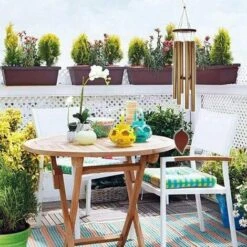 GP Grand Carillon éolien En Bambou Résistant Aux Intempéries -Dagrand Magasin 74539162 5