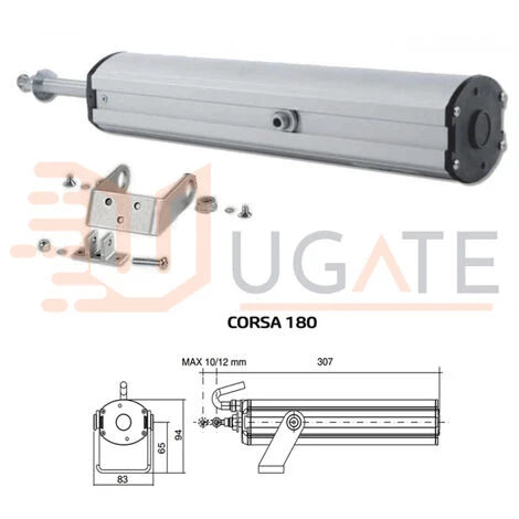 Actionneur De Moteur à Piston APRIMATIC ST450N 180MM 43545/011 Pour Vasistas Lucernai 3 Actionneur De Moteur à Piston APRIMATIC ST450N 180MM 43545/011 Pour Vasistas Lucernai