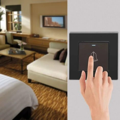 Bouton Sonnette Exterieur, Bouton De Sonnette,Noir 5 Bouton Sonnette Exterieur, Bouton De Sonnette,Noir – Image 3