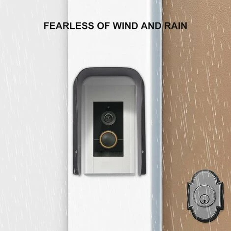 SVKBJROY Protection Sonnette Exterieur Pluie, Housse De Pluie, En Acier Inoxydable Durable, Convient Aux Prise Exterieur, Sonnette Ring, Sonnette Techole Sans Fil Exterieur 5 SVKBJROY Protection Sonnette Exterieur Pluie, Housse De Pluie, En Acier Inoxydable Durable, Convient Aux Prise Exterieur, Sonnette Ring, Sonnette Techole Sans Fil Exterieur – Image 3