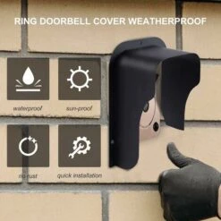 SVKBJROY Protection Sonnette Exterieur Pluie, Housse De Pluie, En Acier Inoxydable Durable, Convient Aux Prise Exterieur, Sonnette Ring, Sonnette Techole Sans Fil Exterieur 11 SVKBJROY Protection Sonnette Exterieur Pluie, Housse De Pluie, En Acier Inoxydable Durable, Convient Aux Prise Exterieur, Sonnette Ring, Sonnette Techole Sans Fil Exterieur -Dagrand Magasin 83788681 5