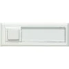 Grothe 51015 Bouton De Sonnette Avec Porte-nom Simple Blanc 12 V/1,5 A -Dagrand Magasin 8384177 1