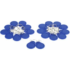 20pcs Reecriture Inscriptible 125KHz RFID Tag Keyfob Keychain Cartes Copieur Pour Le Controle D'acces, Bleu -Dagrand Magasin 85916984 5