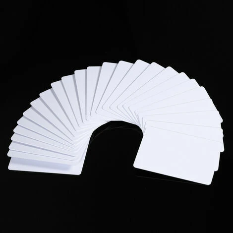 125 KHz RFID Carte Lisible Inscriptible Reecriture Cartes Cles Blanches Vierges Pour Controle D'acces 25pcs - GHOST 5 125 KHz RFID Carte Lisible Inscriptible Reecriture Cartes Cles Blanches Vierges Pour Controle D'acces 25pcs - GHOST – Image 3