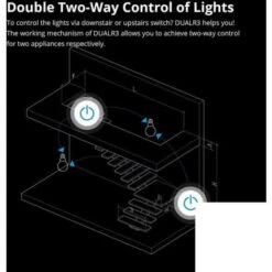 MINI SONOFF DUAL R3 Interrupteur D'éclairage Intelligent 2 Gangs 2 Voies 9 MINI SONOFF DUAL R3 Interrupteur D'éclairage Intelligent 2 Gangs 2 Voies -Dagrand Magasin 89575572 3