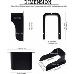 Couvercle MéTallique éTanche Pour Sonnette, Serrure De Porte, Interphone, Protection Sonnette Exterieur Pluie ProtèGe Convient Aux Prise Exterieur 8 Couvercle MéTallique éTanche Pour Sonnette, Serrure De Porte, Interphone, Protection Sonnette Exterieur Pluie ProtèGe Convient Aux Prise Exterieur -Dagrand Magasin 91487788 2