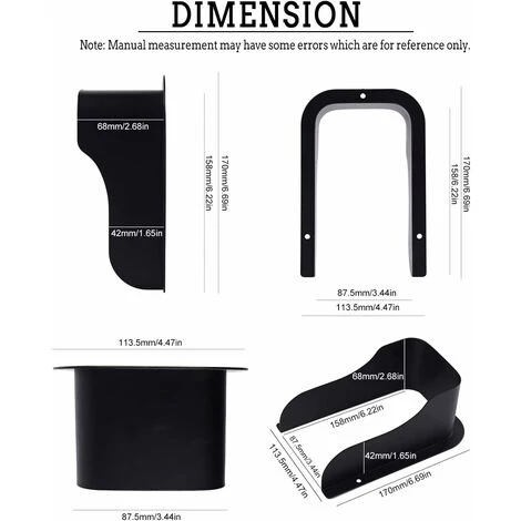 Couvercle MéTallique éTanche Pour Sonnette, Serrure De Porte, Interphone, Protection Sonnette Exterieur Pluie ProtèGe Convient Aux Prise Exterieur 4 Couvercle MéTallique éTanche Pour Sonnette, Serrure De Porte, Interphone, Protection Sonnette Exterieur Pluie ProtèGe Convient Aux Prise Exterieur – Image 2