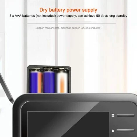 Sonnette Vidéo Numérique Sans Fil, Caméra Judas Avec Moniteur LCD 2,4 Pouces, Caméra œil De Chat De Surveillance électronique, Objectif HD Grand Angle 90 °, Vision Nocturne IR 6 Sonnette Vidéo Numérique Sans Fil, Caméra Judas Avec Moniteur LCD 2,4 Pouces, Caméra œil De Chat De Surveillance électronique, Objectif HD Grand Angle 90 °, Vision Nocturne IR – Image 4