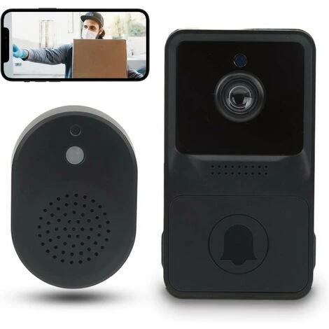Sonnette Sans Fil Avec Caméra, Sonnette Vidéo Intelligente Wi-Fi, Visiophone Sans Fil,Audio Bidirectionnel, Alarme Antivol Pir,Carte Sd Et Stockage Cloud,Batterie 800mah 3 Sonnette Sans Fil Avec Caméra, Sonnette Vidéo Intelligente Wi-Fi, Visiophone Sans Fil,Audio Bidirectionnel, Alarme Antivol Pir,Carte Sd Et Stockage Cloud,Batterie 800mah