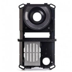 Façade Pour Platines De Rue JF Et JB Aiphone Plastique Noir Avec Vitre