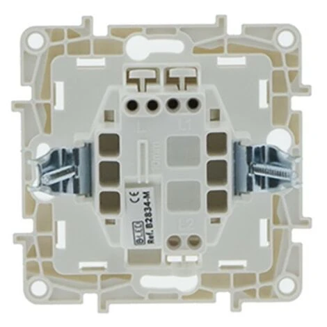 Mécanisme Interrupteur Sonnette Encastrable Ivoire 4 Mécanisme Interrupteur Sonnette Encastrable Ivoire – Image 2
