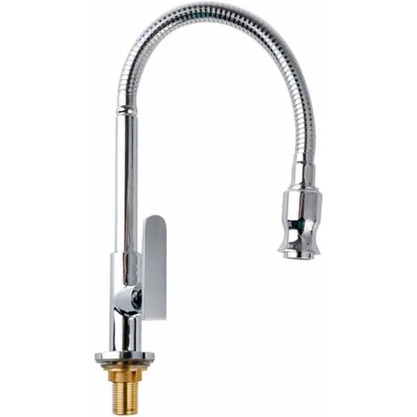 Inchant 360 Rotatif Cuisine Bar Salle De Bains Robinet D'évier Simple Eau Froide Cou Flexible Salle De Lavage Jardin Extérieur Robinet D'application Robinets 3 Inchant 360 Rotatif Cuisine Bar Salle De Bains Robinet D'évier Simple Eau Froide Cou Flexible Salle De Lavage Jardin Extérieur Robinet D'application Robinets