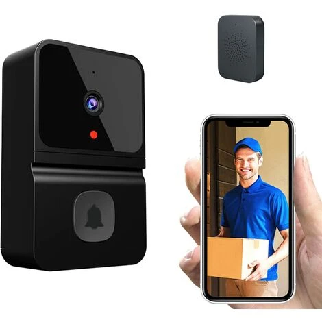 Sonnette Vidéo Sans Fil Avec Caméra De Sonnette Intelligente Avec Vision Nocturne 1080P, Stockage En Nuage Audio Bidirectionnel, Alimenté Par Batterie 3 Sonnette Vidéo Sans Fil Avec Caméra De Sonnette Intelligente Avec Vision Nocturne 1080P, Stockage En Nuage Audio Bidirectionnel, Alimenté Par Batterie